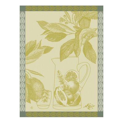 Tea towel Eaux de citrons Cotton