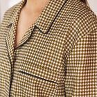 Pajamas Savile row Pied de poule Beige L 100% cotton, , hi-res image number 4