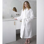 Robe Caresse White Large 100% cotton, , hi-res image number 1