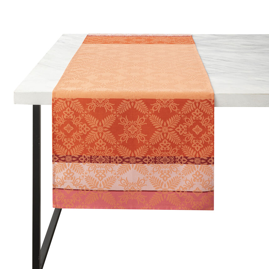 Runner Mumbai Orange 50x150 100% cotton, , hi-res image number 0