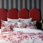 Shams Feuilles en scène  Red 30X41 100% cotton, , hi-res image number 3