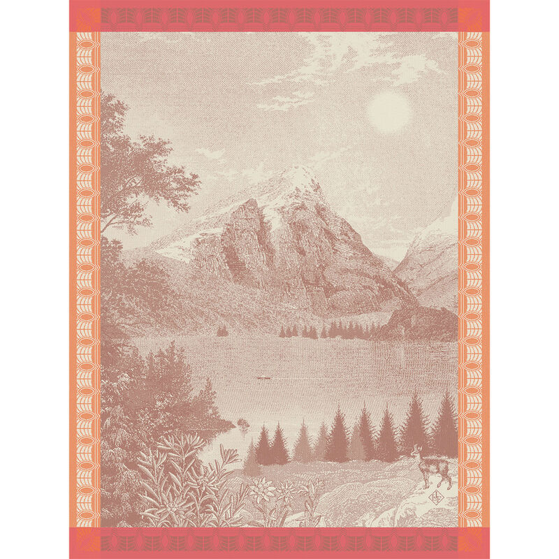 Tea towel Altitude Pink 60x80 100% cotton, , hi-res image number 0