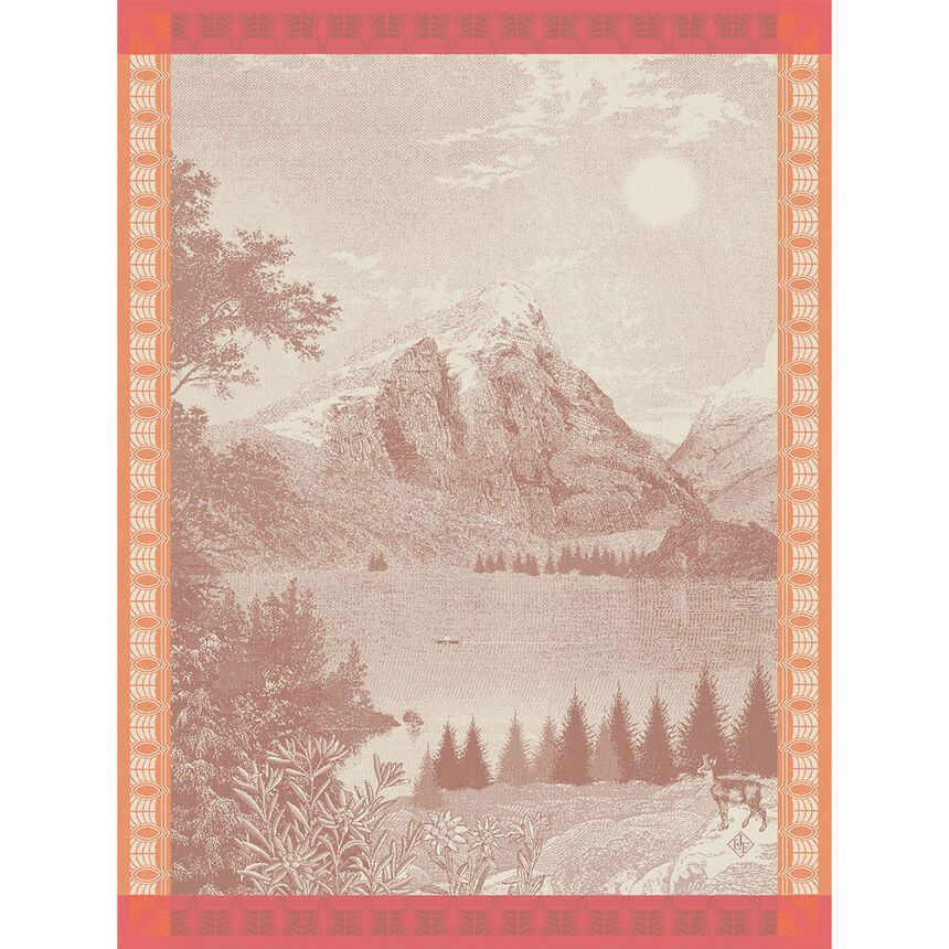 Tea towel Altitude Pink 60x80 100% cotton, , hi-res image number 0