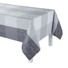 Coated tablecloth Fleurs de Kyoto Mist 175x175 100% cotton, , hi-res image number 0