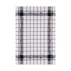 Tea towel Fraises Black 60x80 100% cotton, , hi-res image number 0