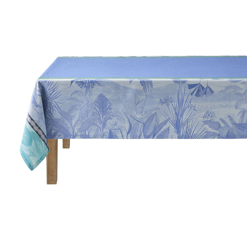 Tablecloth Sinhar&acirc;ja Blue 175x175 100% cotton, , hi-res image number 2