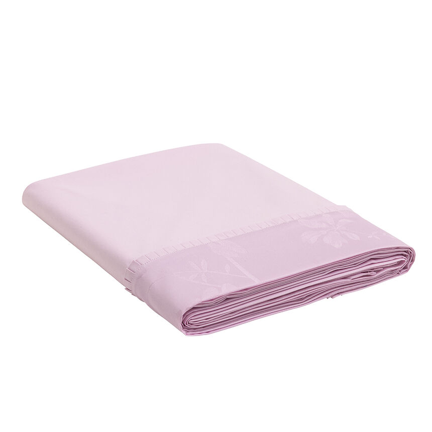 Flat sheet Pois de senteur Pink 240X300 100% cotton, , hi-res image number 0
