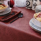 Tablecloth Vegetal mood Red 150x150 100% cotton, , hi-res image number 1