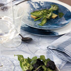 Tablecloth À l'orangerie Blue 175x175 100% linen, , hi-res image number 4
