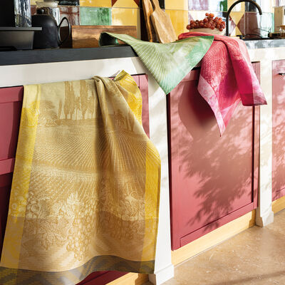 Tea towel Vignoble Cotton