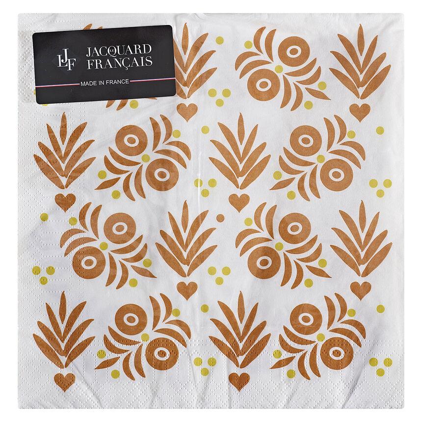 Paper napkin Vent d'ouest Honey 40x40 Paper, , hi-res image number 1