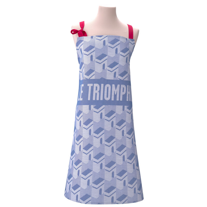 Apron Arc Blue 80x96 100% cotton, , hi-res