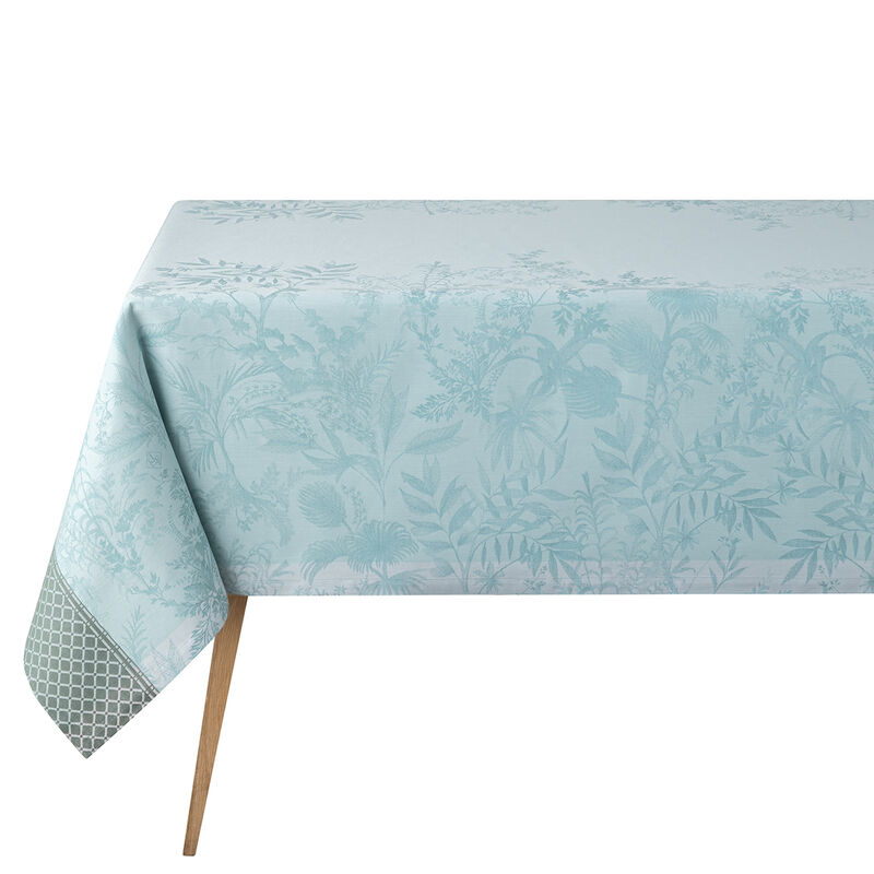 Tablecloth Jardin d'Eden Blue 175x175 100% cotton, , hi-res