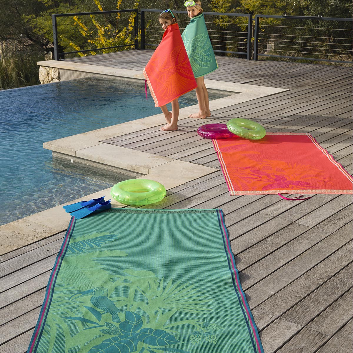 Beach towels, High quality beach towels Le Jacquard Français