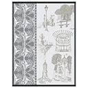 Tea towel Carnet de Paris Cotton, , swatch