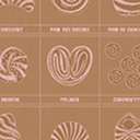 Tea towel Haute viennoiserie Cotton, , swatch