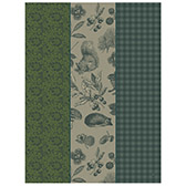 Tea towel Dans les bois Triptyque Cotton, , swatch