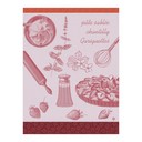 Tea towel Recettes - Tarte aux fraises Cotton, , swatch