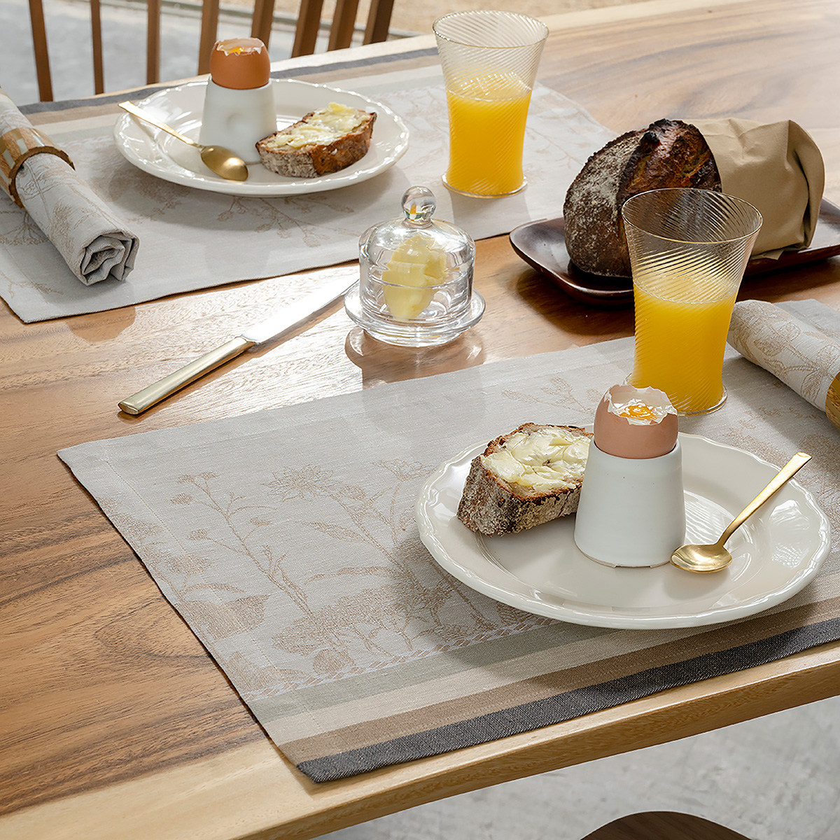 New Washable Fabric Placemats Made in France Le Jacquard Français