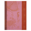 Tea towel Fonds marins crabe Cotton, , swatch