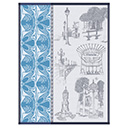 Tea towel Carnet de Paris Cotton, , swatch
