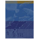 Tea towel Pêche en mer Cotton, , swatch