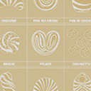 Tea towel Haute viennoiserie Cotton, , swatch