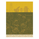 Tea towel Moutarde en fleurs Cotton, , swatch