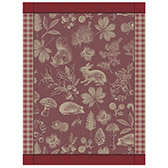 Tea towel Dans les bois Tableau Cotton, , swatch